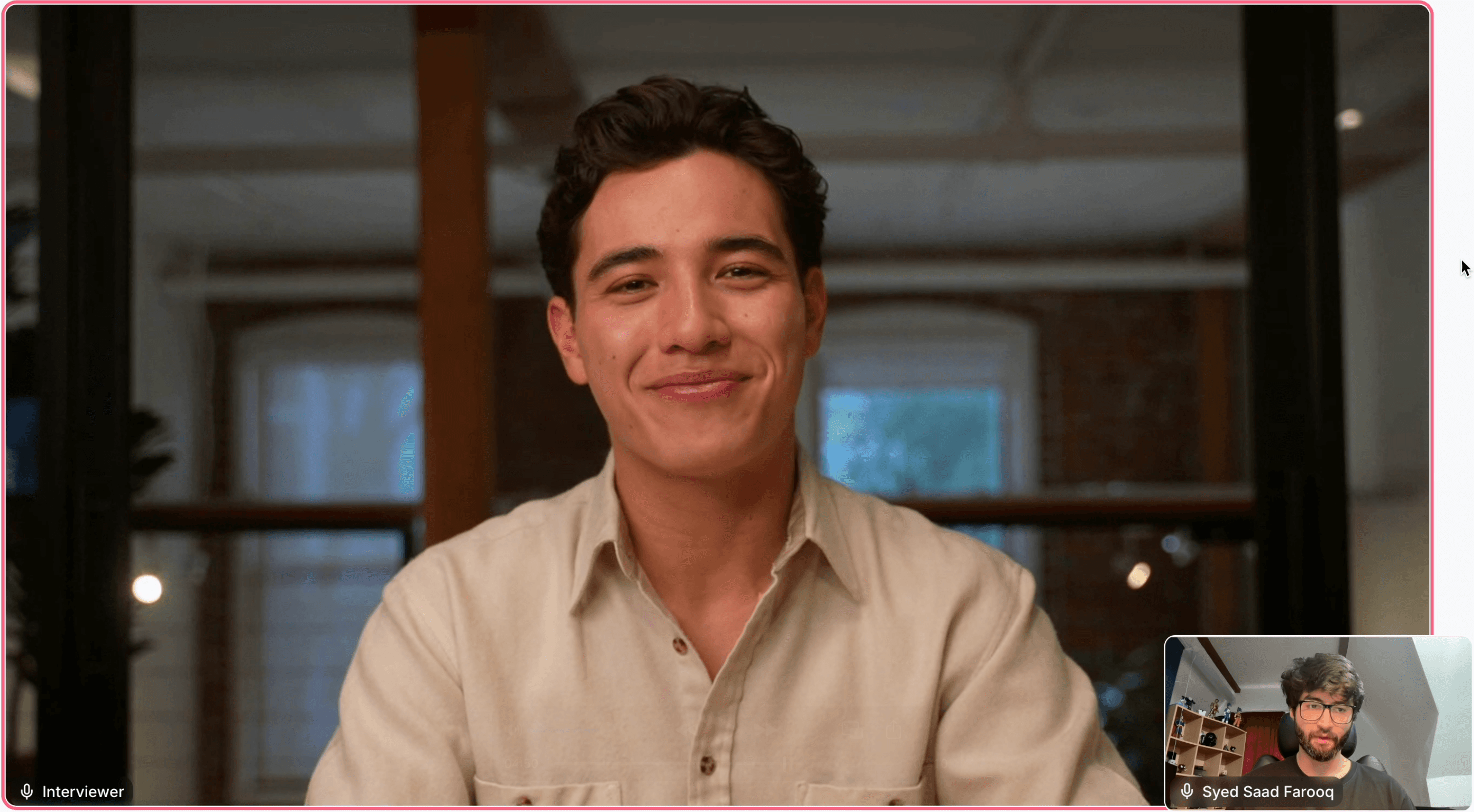 Video interview candidate